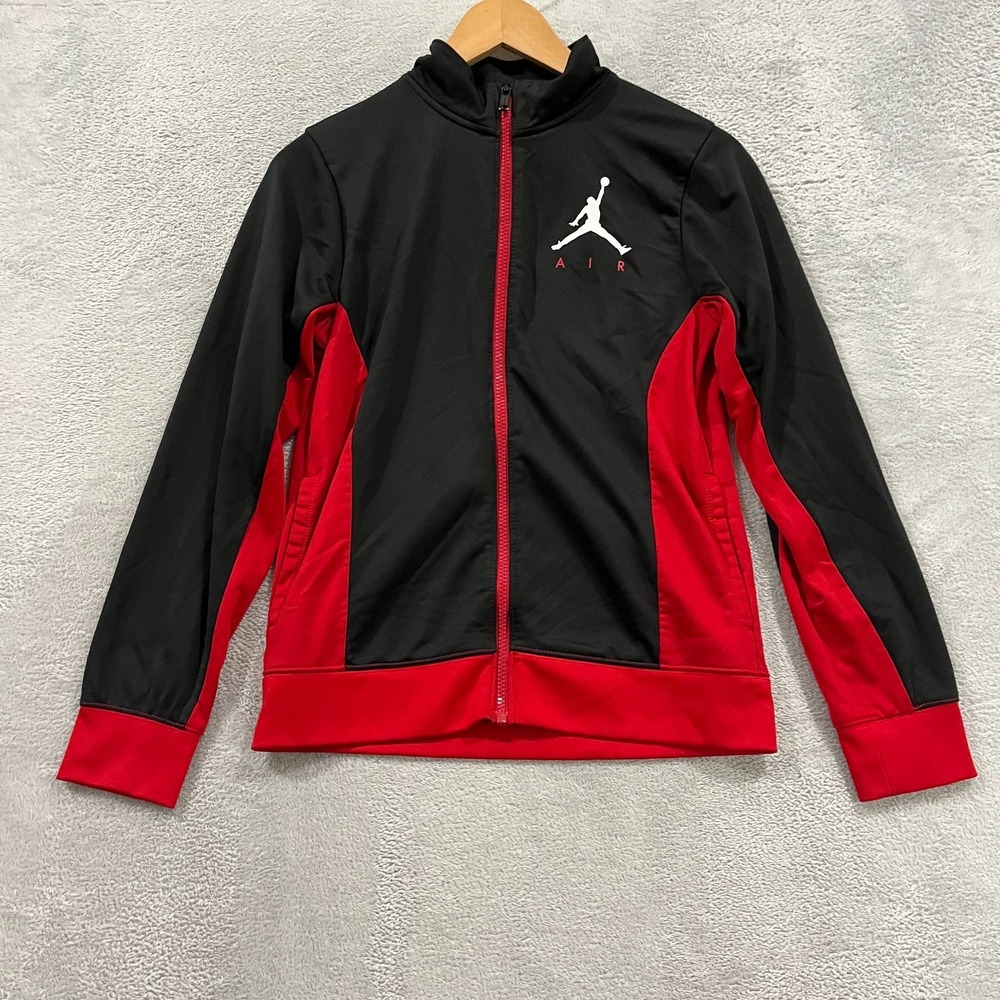 Air Jordan Track Jacket Kids Large 12-13yrs Jumpman Full Zip Long Sleeve Retro